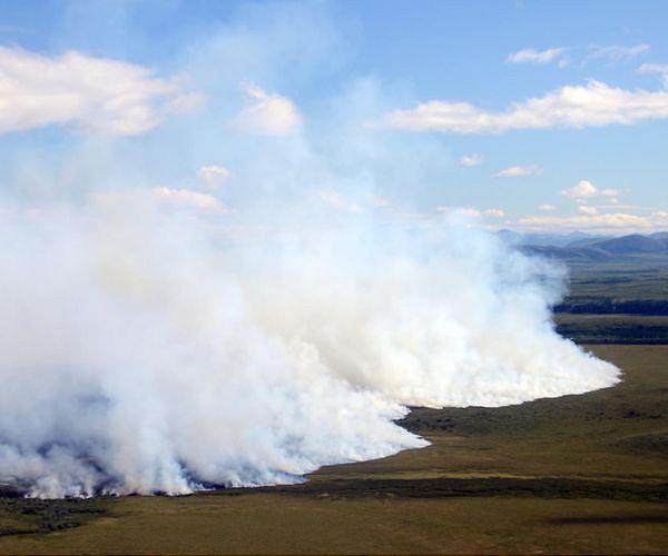 Arctic wildfires continue to burn, releasing record amounts of CO2