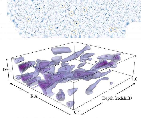 Unprecedentedly wide and sharp dark matter map