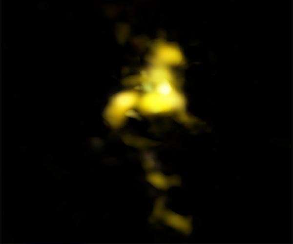Galaxy-scale fountain seen in full glory with infalling amd outflowing gas