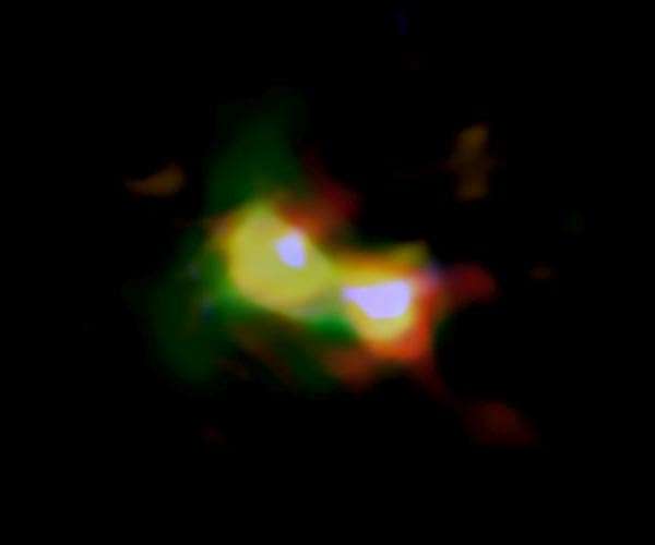 ALMA finds earliest example of merging galaxies