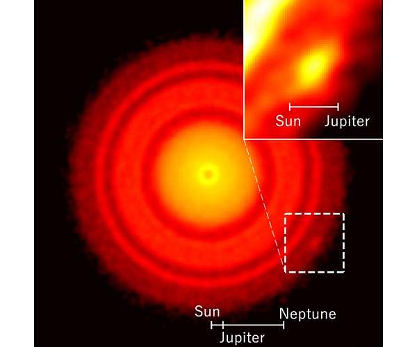 ALMA Pinpoints Formation Site of Planet Around Nearest Young Star