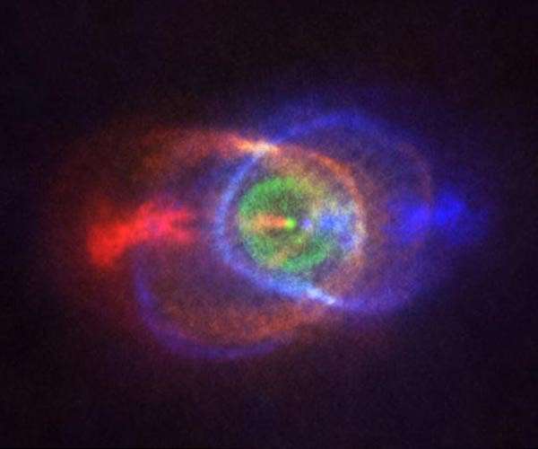 ALMA catches beautiful outcome of stellar fight