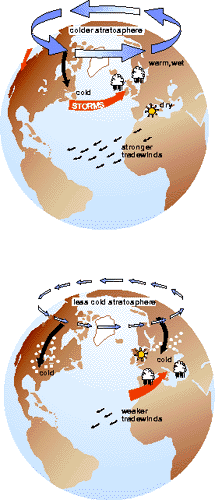 The Arctic Oscillation: Cold Heralds Hot