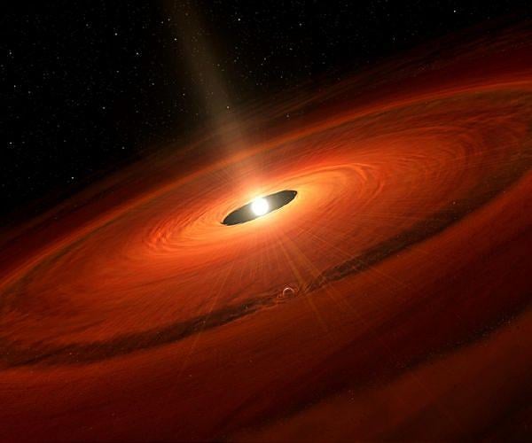 Planet formation starts before star reaches maturity