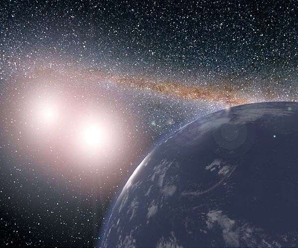 An extrasolar world covered in water