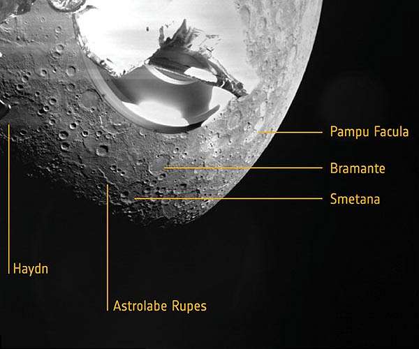 BepiColombo's first views of Mercury