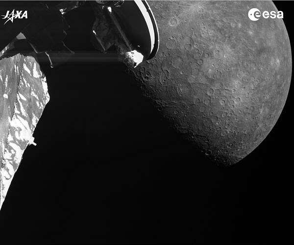 A trio of images highlight BepiColombo's third Mercury flyby