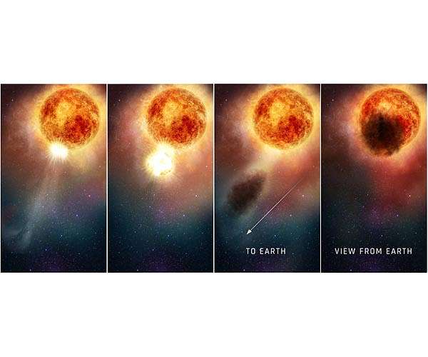 Hubble finds that Betelgeuse's mysterious dimming is due to a traumatic outburst