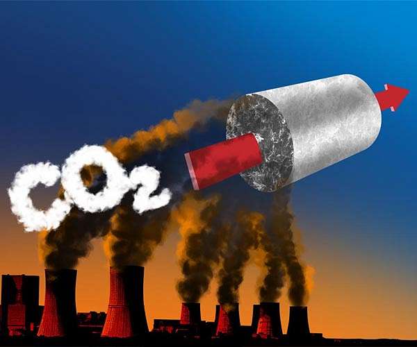 Cascades with carbon dioxide