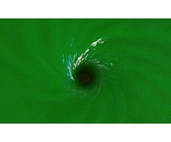 Scientists simulate a black hole in a water tank