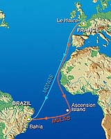 Space Tech Onboard Transatlantic Racer