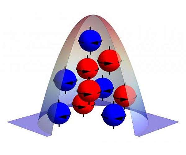 Looking for dark matter with the universe's coldest material