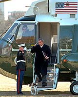 Bush Backs Military Base Closures
