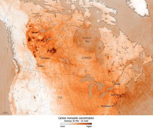Wildfires pushed Canada into top four CO2 emitters in 2023