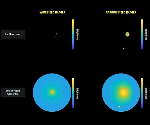 Carruthers observatory returns first ultraviolet views of Earth and Moon