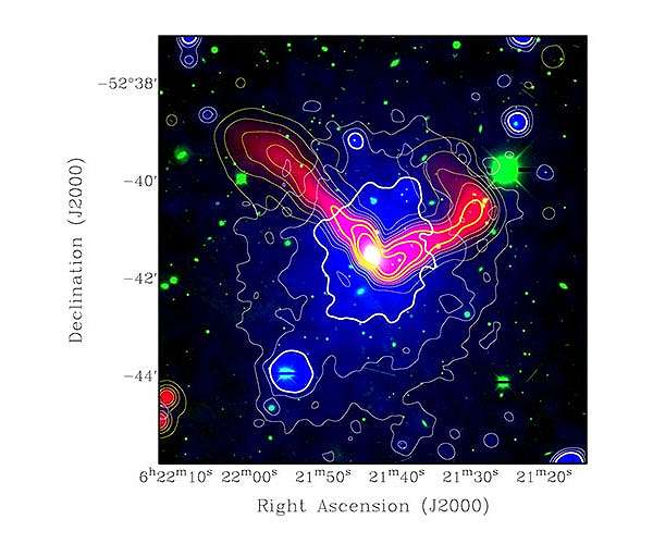 Images emerge of galaxies headed for collision