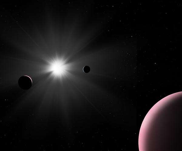 Unique exoplanet photobombs Cheops study of nearby star system