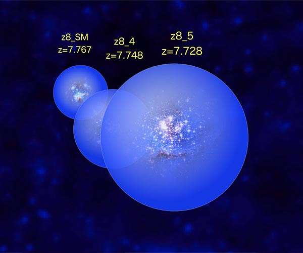 Cosmic bubbles reveal the first stars