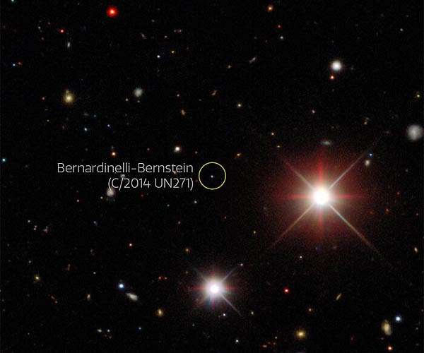 Giant comet found in outer solar system by Dark Energy Survey