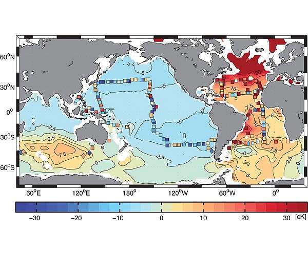 Giant underwater waves affect the ocean's ability to store carbon