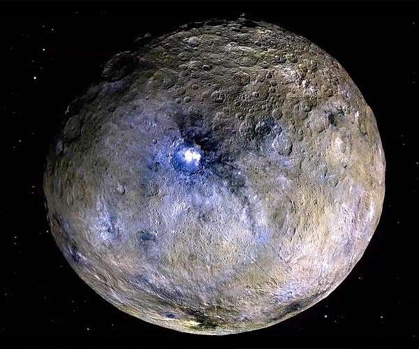 Dwarf planet Ceres has rare organic material delivered by asteroids