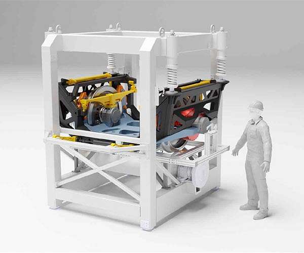 A high-tech chassis for the train of the future