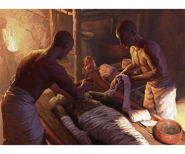 The chemistry of mummification - Traces of a global network