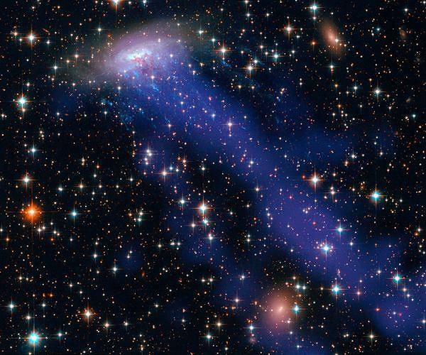 Jellyfish galaxy swims into view of NASA's upcoming Webb Telescope