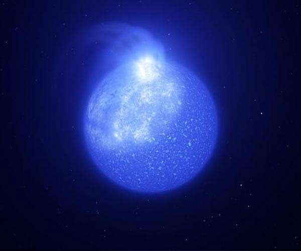 Hot stars are plagued by giant magnetic spots, ESO data shows