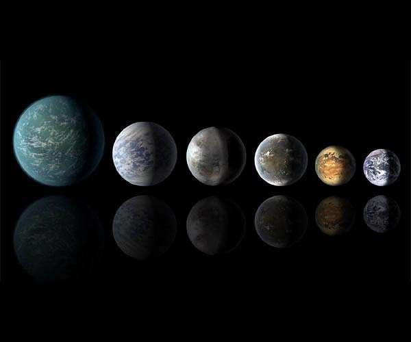 A carbon-lite atmosphere could be a sign of water and life on other terrestrial planets
