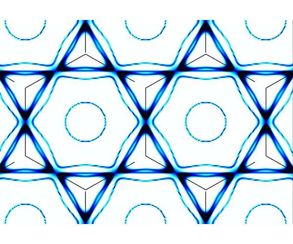 Geometry of electrons uncovered inside quantum materials