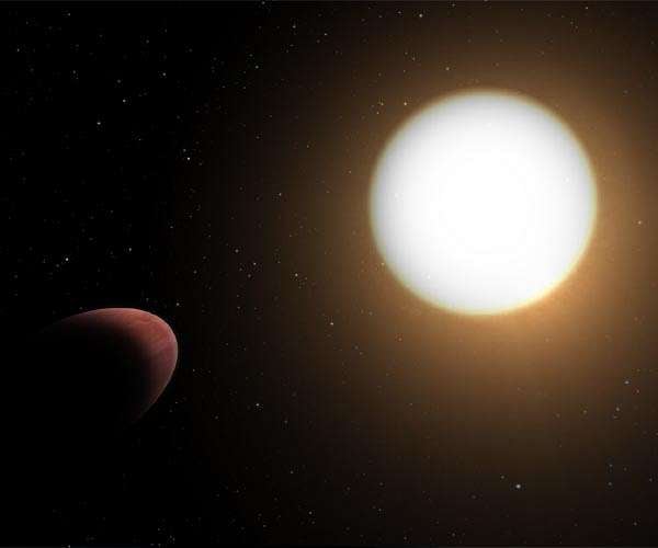 Cheops reveals a rugby ball-shaped exoplanet