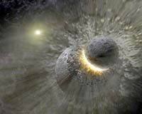 Disks Encircling Hypergiant Stars May Spawn Planets In Inhospitable Environment