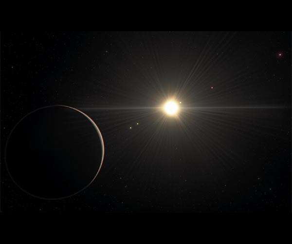 CHEOPS finds unique planetary system