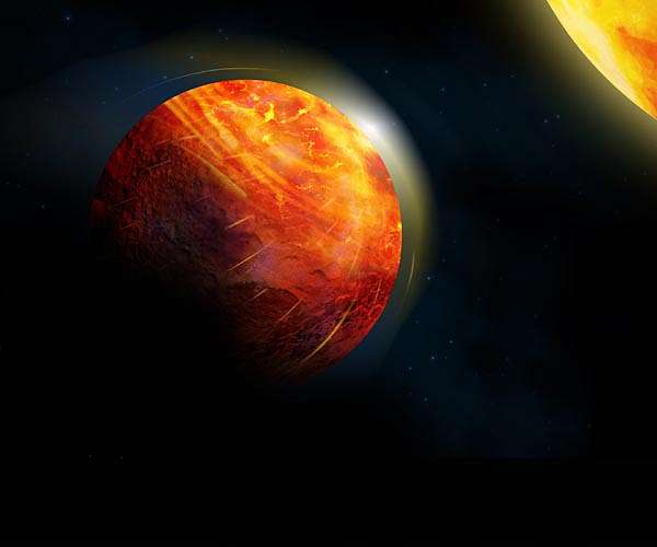 Supersonic winds, rocky rains forecasted on lava planet