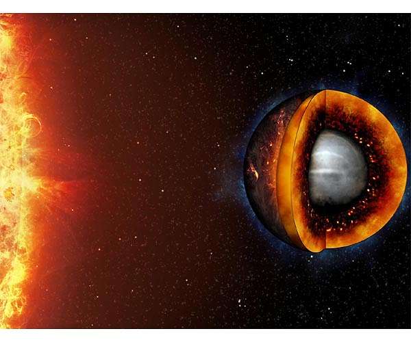 Liquifying a rocky exoplanet