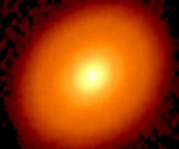Astronomers discover first step toward planet formation