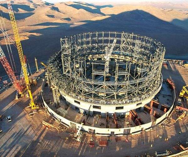 ESO's Extremely Large Telescope is now half completed