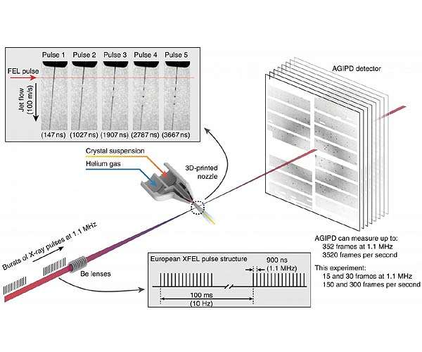New technology for the first experiment with the greatest source of x-rays in the world