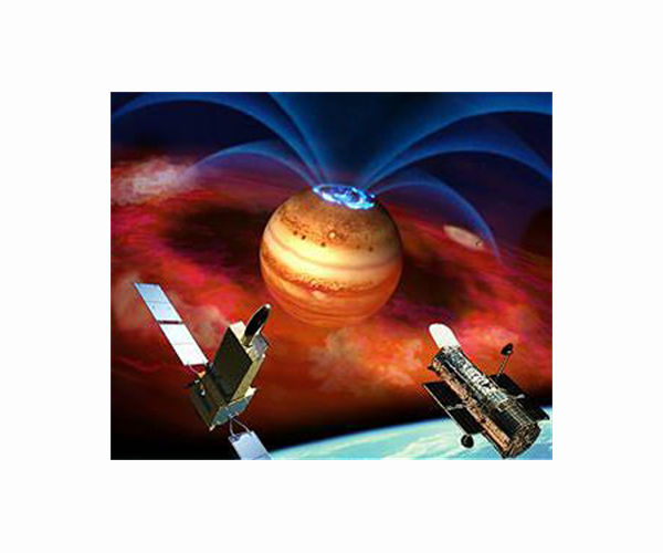 Jupiter's auroras powered by alternating current