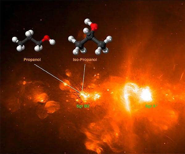 Webb maps hidden stellar nurseries in Sagittarius B2