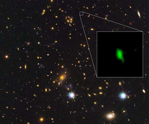 ALMA finds most-distant oxygen in the universe