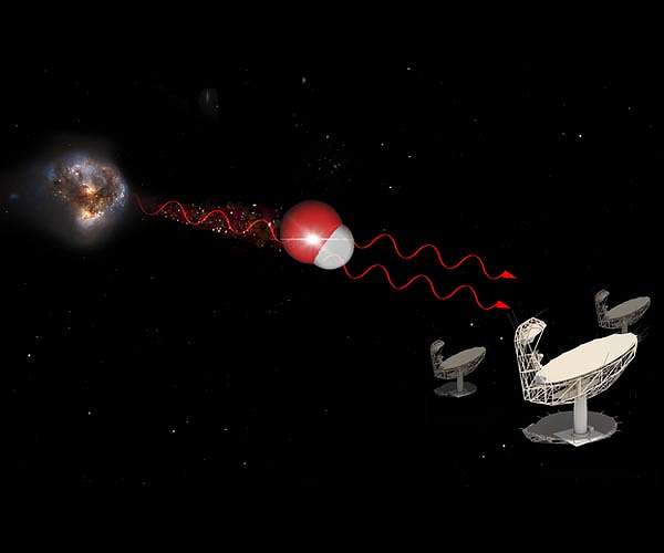 Astronomers detect galactic space laser