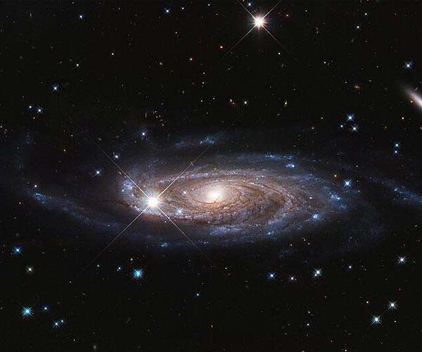Hubble surveys gigantic galaxy