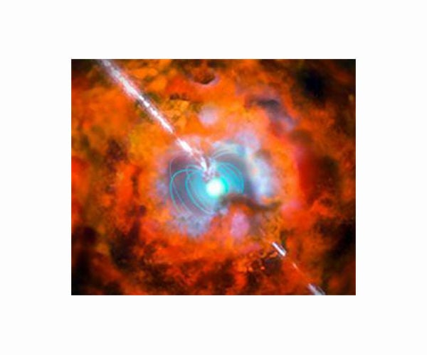 Birth of magnetar from colossal collision potentially spotted for first time