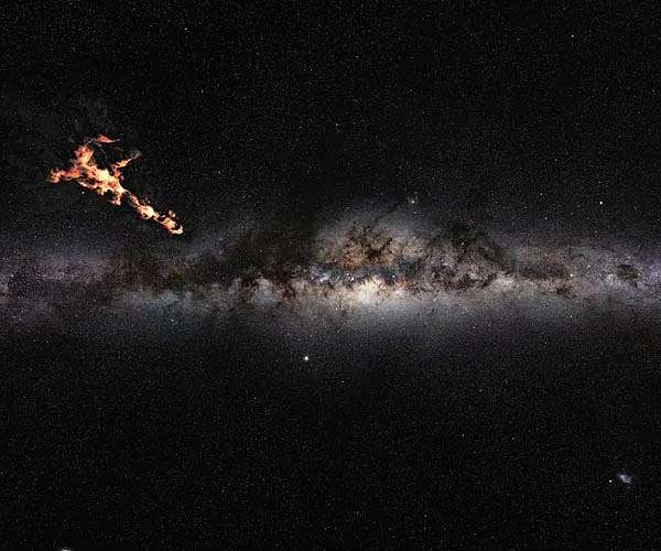 Milky Way's Defensive Halo Blocks Incoming Gas Cloud