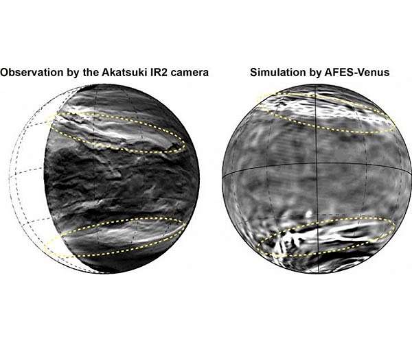 Giant pattern discovered in the clouds of planet Venus
