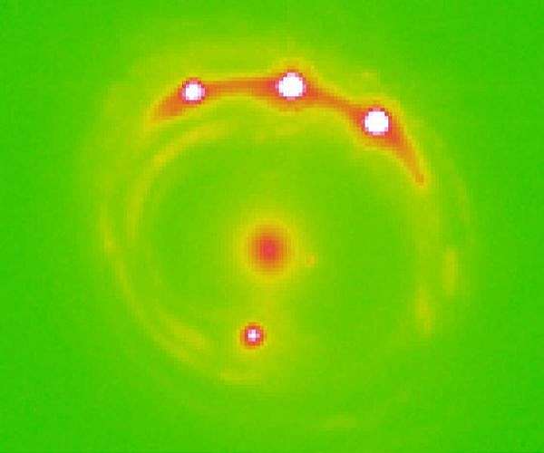 Microlensing unveils extragalactic planets