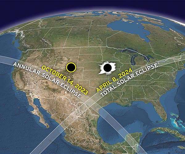 Two solar eclipses are coming to America