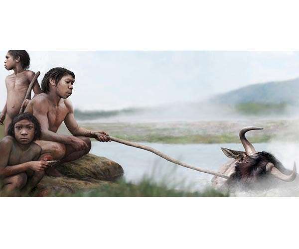 Did our early ancestors boil their food in hot springs